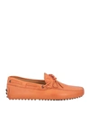 Tod's Man Loafers Tan Size 8.5 Leather In Brown