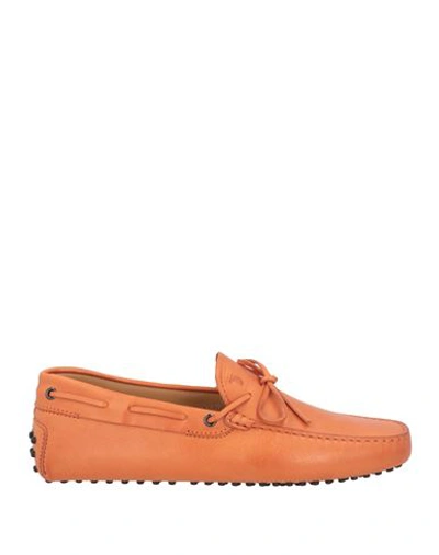 Tod's Man Loafers Tan Size 8.5 Leather In Brown