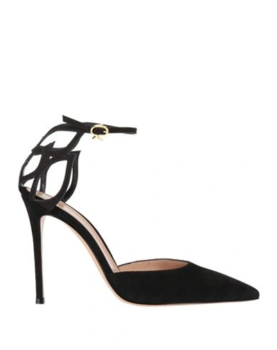 Gianvito Rossi Woman Pumps Black Size 6 Leather