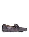 Tod's Gommino Driving Shoes In Suede In Beige