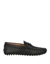 Tod's Man Loafers Black Size 8.5 Leather