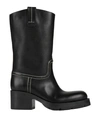 Chloé Woman Ankle Boots Black Size 8 Leather