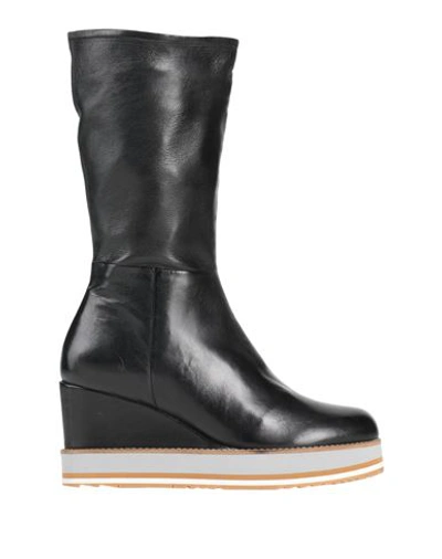 Oasi Woman Boot Black Size 8 Leather