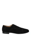 Soldini Man Lace-up Shoes Black Size 9 Leather