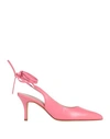 The Ro & F Woman Pumps Pink Size 10 Leather