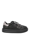 Liu •jo Woman Sneakers Black Size 5 Textile Fibers In Black