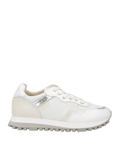Liu •jo Woman Sneakers White Size 11 Textile Fibers