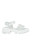 Loriblu Woman Sandals Off White Size 8 Leather