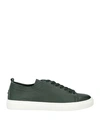 Henderson Baracco Man Sneakers Dark Green Size 7 Leather