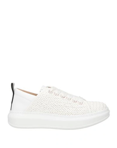 Alexander Smith White Leather Sneaker