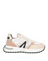 ALEXANDER SMITH ALEXANDER SMITH WOMAN SNEAKERS BEIGE SIZE 9 LEATHER