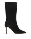 Skorpios Woman Boot Black Size 12 Leather In Black