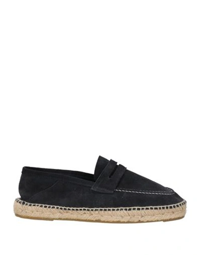 Manebi Manebí Man Espadrilles Midnight Blue Size 9 Leather