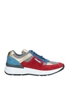 Church's Woman Sneakers Grey Size 8 Leather, Textile Fibers In Grey