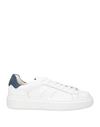 DOUCAL'S DOUCAL'S MAN SNEAKERS WHITE SIZE 9 LEATHER