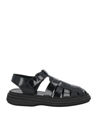 The Antipode Man Sandals Black Size 12 Leather