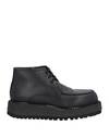 THE ANTIPODE THE ANTIPODE MAN ANKLE BOOTS BLACK SIZE 9 LEATHER
