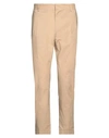 Grey Daniele Alessandrini Man Pants Beige Size 32 Cotton, Elastane