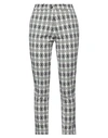Rrd Woman Pants White Size 6 Polyester, Elastane In White