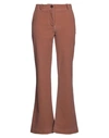 Rrd Woman Pants Light Brown Size 6 Polyamide, Elastane In Beige