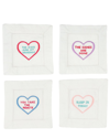 Tiramisu Cocktail Chuckles Embroidered Napkins