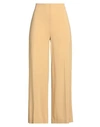Jucca Woman Pants Camel Size 8 Viscose, Elastane In Beige