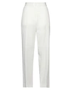 Le 17 Septembre Woman Pants White Size 8 Cotton In White