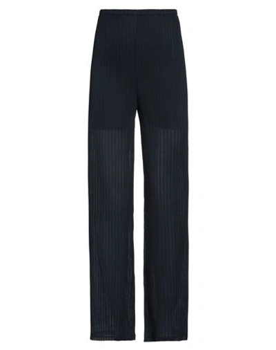 Le 17 Septembre Woman Pants Midnight Blue Size 8 Polyester, Polyurethane