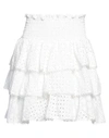 Cc By Camilla Cappelli Woman Mini Skirt White Size L Cotton