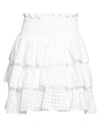 Cc By Camilla Cappelli Woman Mini Skirt White Size L Cotton In White