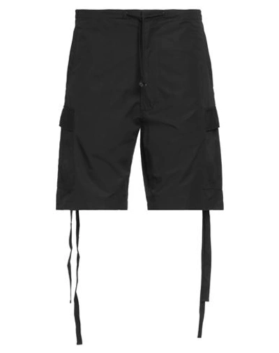 Maharishi Man Shorts & Bermuda Shorts Black Size Xl Polyester, Cotton