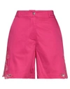 Tricot Chic Woman Shorts & Bermuda Shorts Fuchsia Size 6 Cotton, Elastane In Pink