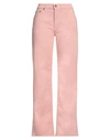 Dondup Woman Jeans Pink Size 28 Cotton, Elastomultiester, Elastane