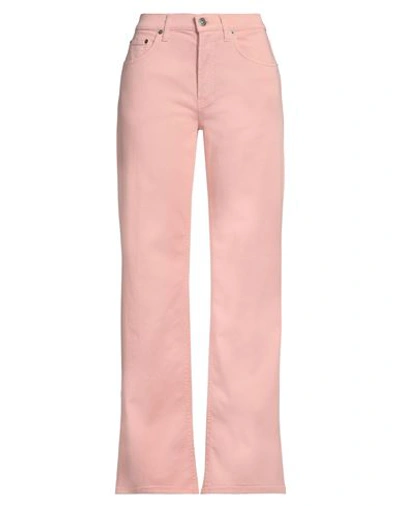 Dondup Woman Jeans Pink Size 28 Cotton, Elastomultiester, Elastane