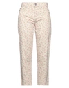 Boyish Woman Jeans Cream Size 29 Cotton, Lycra In White