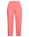Etro Woman Pants Coral Size 10 Viscose, Acetate, Elastane In Red