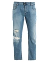 Gaelle Paris Gaëlle Paris Man Jeans Blue Size 29 Cotton, Elastane In Blue