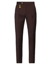 Manuel Ritz Man Pants Brown Size 36 Viscose, Polyamide, Elastane