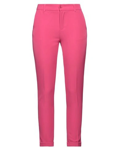 Liu •jo Woman Pants Fuchsia Size 6 Polyester, Elastane In Pink