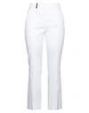 Peserico Woman Pants White Size 4 Cotton, Viscose, Elastane