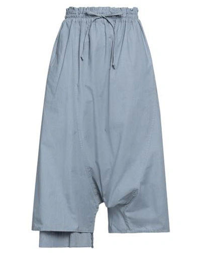 Y's Yohji Yamamoto Woman Pants Light Blue Size 2 Cotton