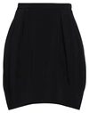 GIORGIO ARMANI GIORGIO ARMANI WOMAN MINI SKIRT BLACK SIZE 8 VISCOSE, ELASTANE