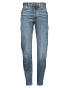 Chloé Woman Jeans Blue Size 25w-29l Cotton, Hemp In Blue