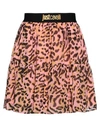 Just Cavalli Woman Mini Skirt Pink Size 8 Polyester