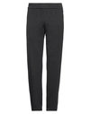 Emporio Armani Man Pants Black Size Xs Modal, Wool In Black