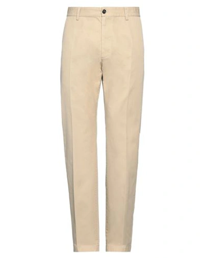 Dsquared2 Man Pants Beige Size 34 Cotton