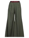 Marni Woman Pants Military Green Size 6 Virgin Wool In Green