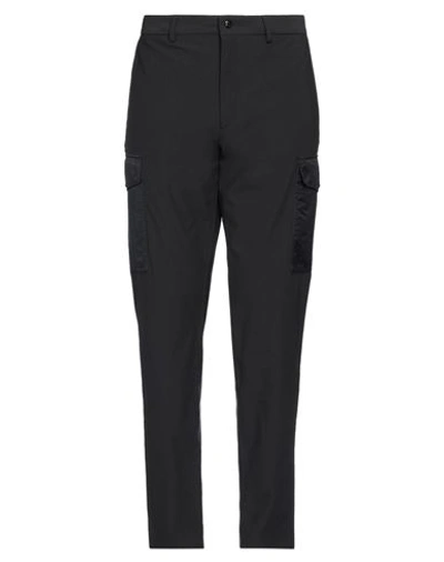 Moncler Man Pants Black Size 32 Polyester