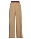 Marni Woman Pants Camel Size 6 Virgin Wool In Beige