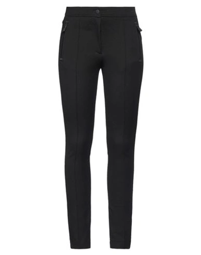 Moncler Woman Pants Black Size 4 Polyamide, Viscose, Elastane